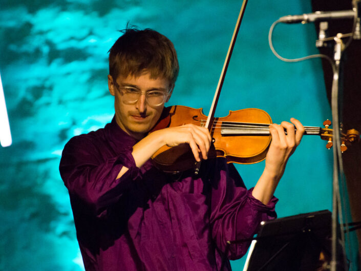 Konzertfotografie bei Violinkonzert beim Musikfest Liebenberg.